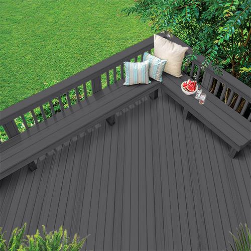 Exterior Wood Stain Colors - Deep Charcoal - Wood Stain Colors From Olympic.com