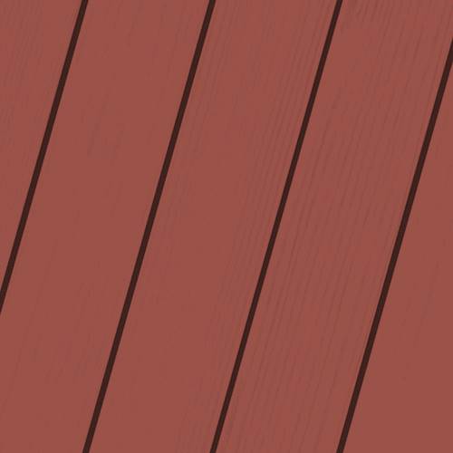 red outdoor wood stain