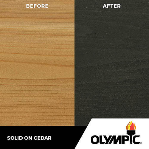 Exterior Wood Stain Colors - Deep Charcoal - Wood Stain Colors From Olympic.com