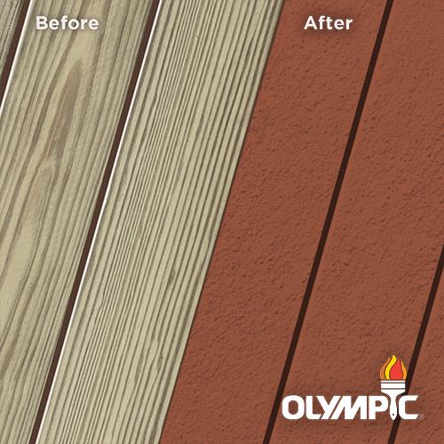 Exterior Wood Stain Colors - Winning Red - Wood Stain Colors From Olympic.com