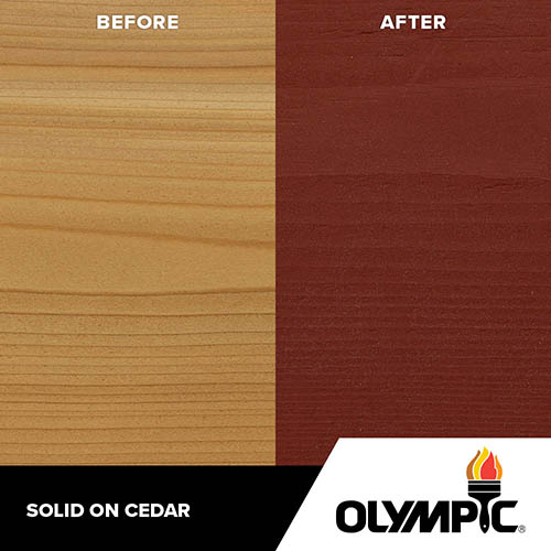 Exterior Wood Stain Colors - Spiced Red - Wood Stain Colors From Olympic.com