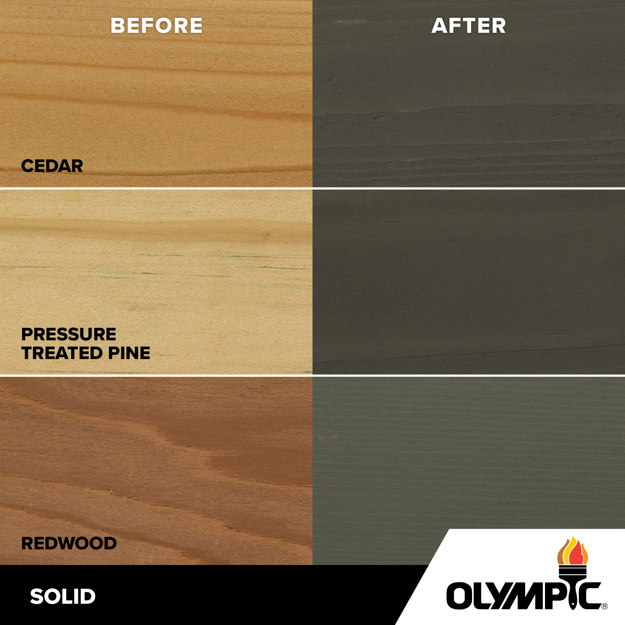 Exterior Wood Stain Colors - Corundum - Wood Stain Colors From Olympic.com