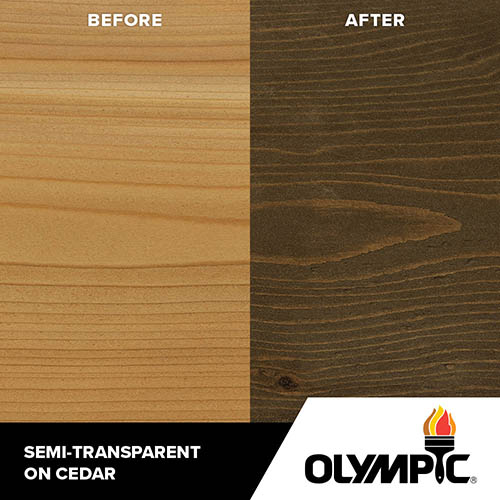 Exterior Wood Stain Colors - Black Oak - Wood Stain Colors From Olympic.com