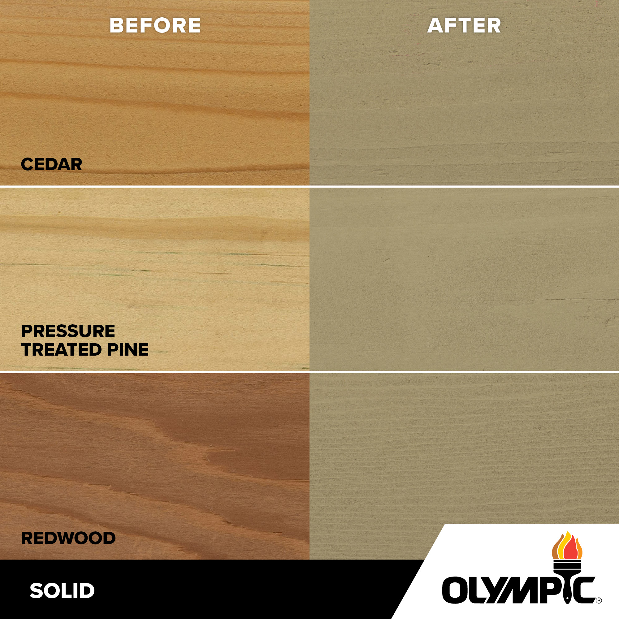Exterior Wood Stain Colors - Autumn Sand - Wood Stain Colors From Olympic.com
