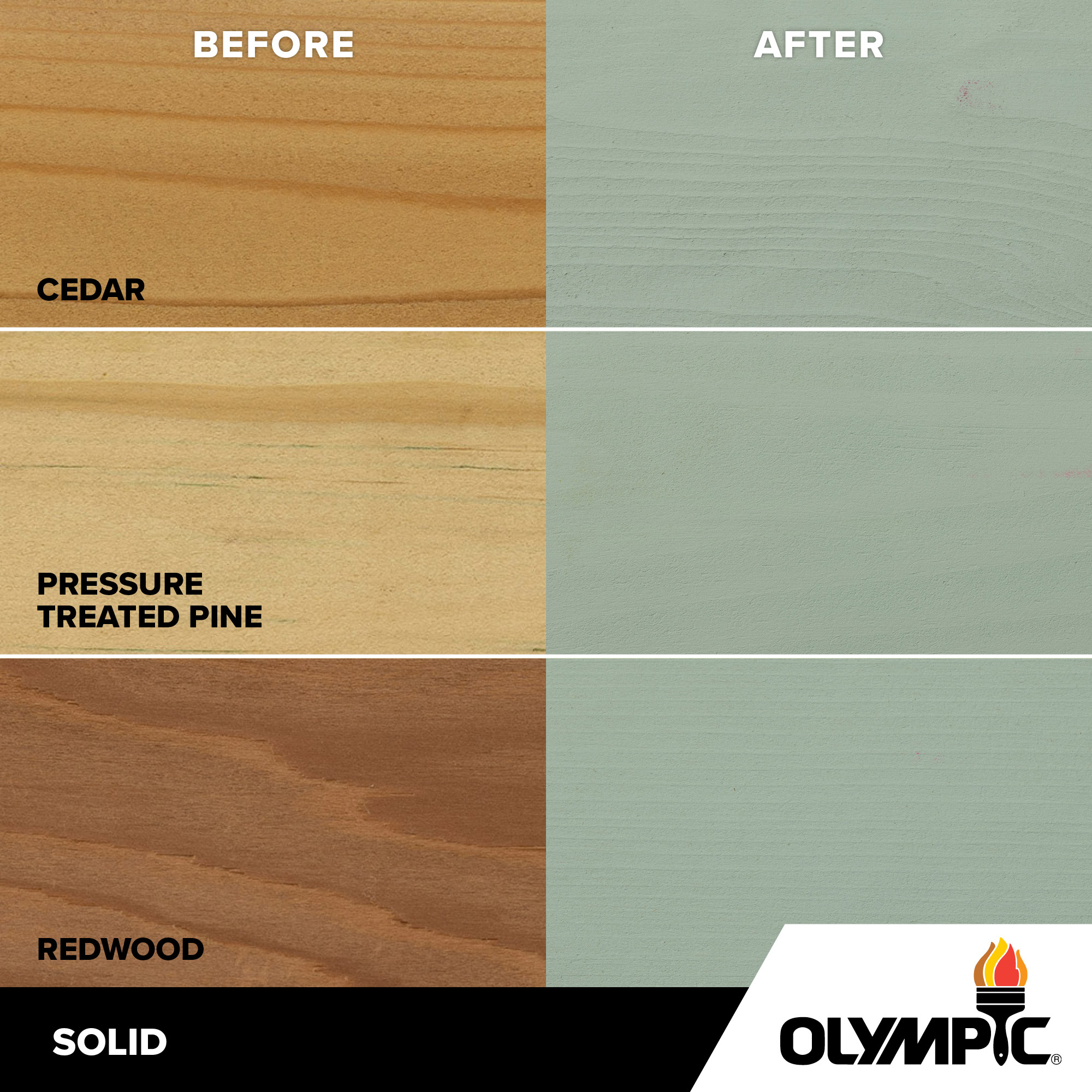 Exterior Wood Stain Colors - North Pole - Wood Stain Colors From Olympic.com