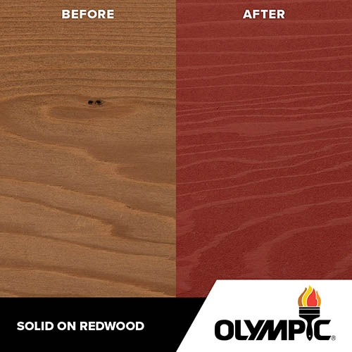 How to Stain Wood Red - Olympic