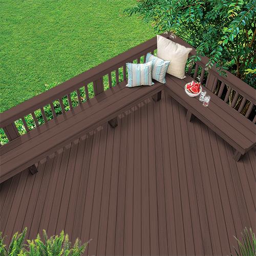 Exterior Wood Stain Colors - Royal Mahogany - Wood Stain Colors From Olympic.com