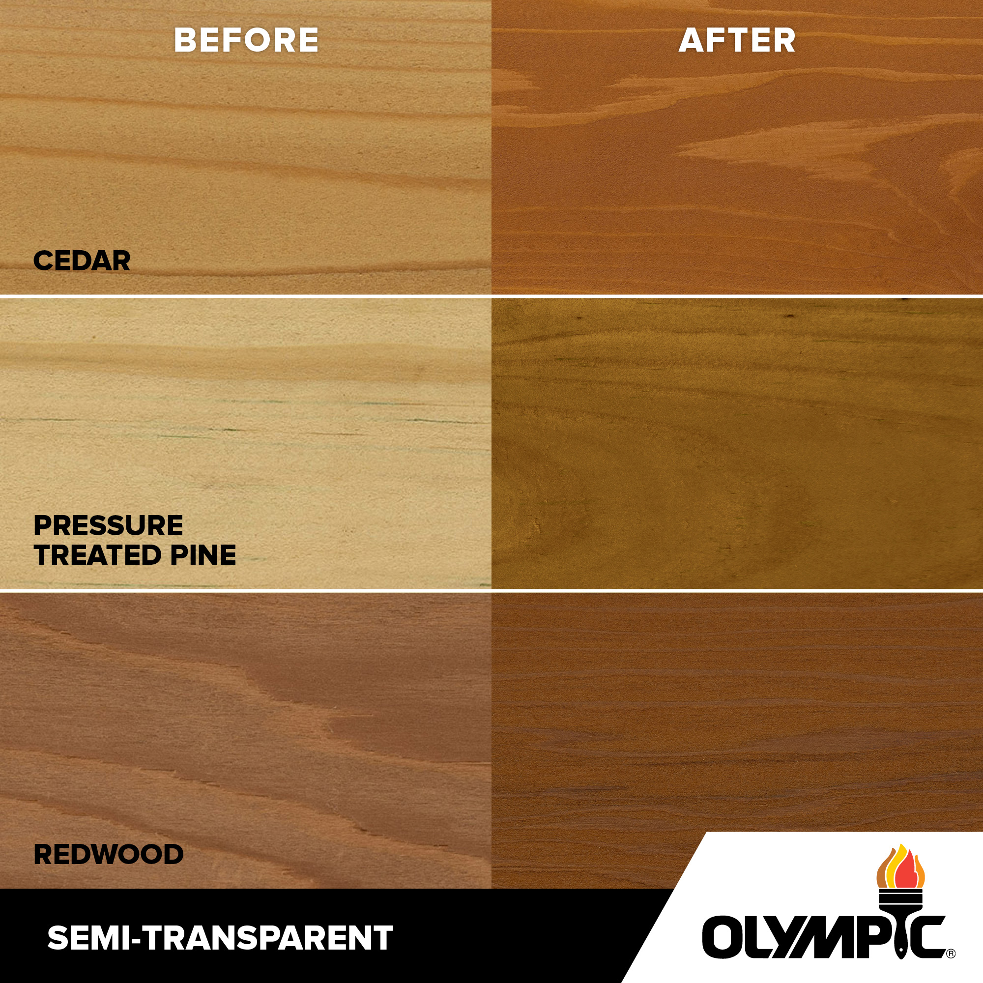 Exterior Wood Stain Colors - Sierra - Wood Stain Colors From Olympic.com