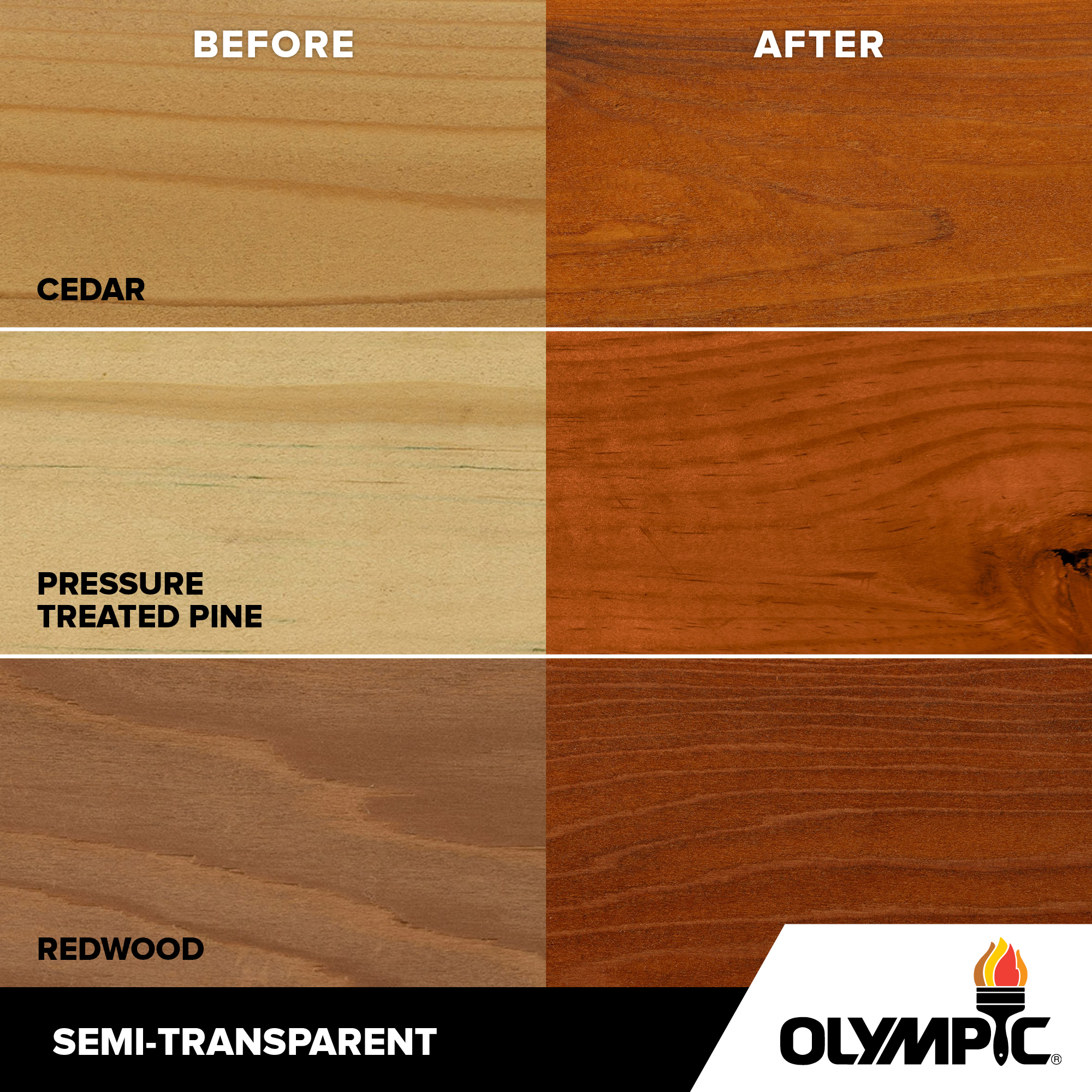 Exterior Wood Stain Colors - Woodland Cedar - Wood Stain Colors From Olympic.com