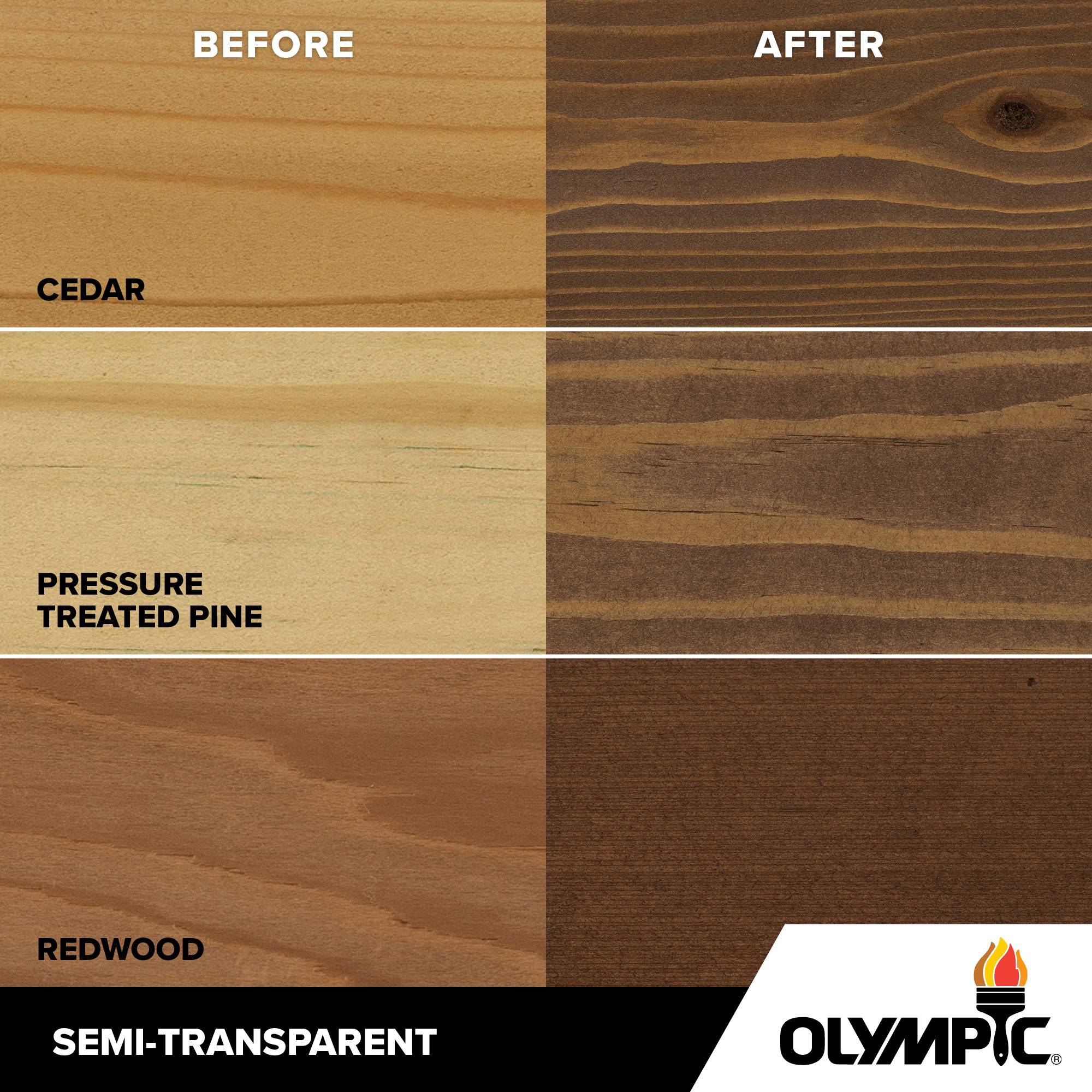 Exterior Wood Stain Colors - Oxford Brown - Wood Stain Colors From Olympic.com