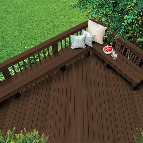 Exterior Wood Stain Colors - Mahogany - Wood Stain Colors From Olympic.com