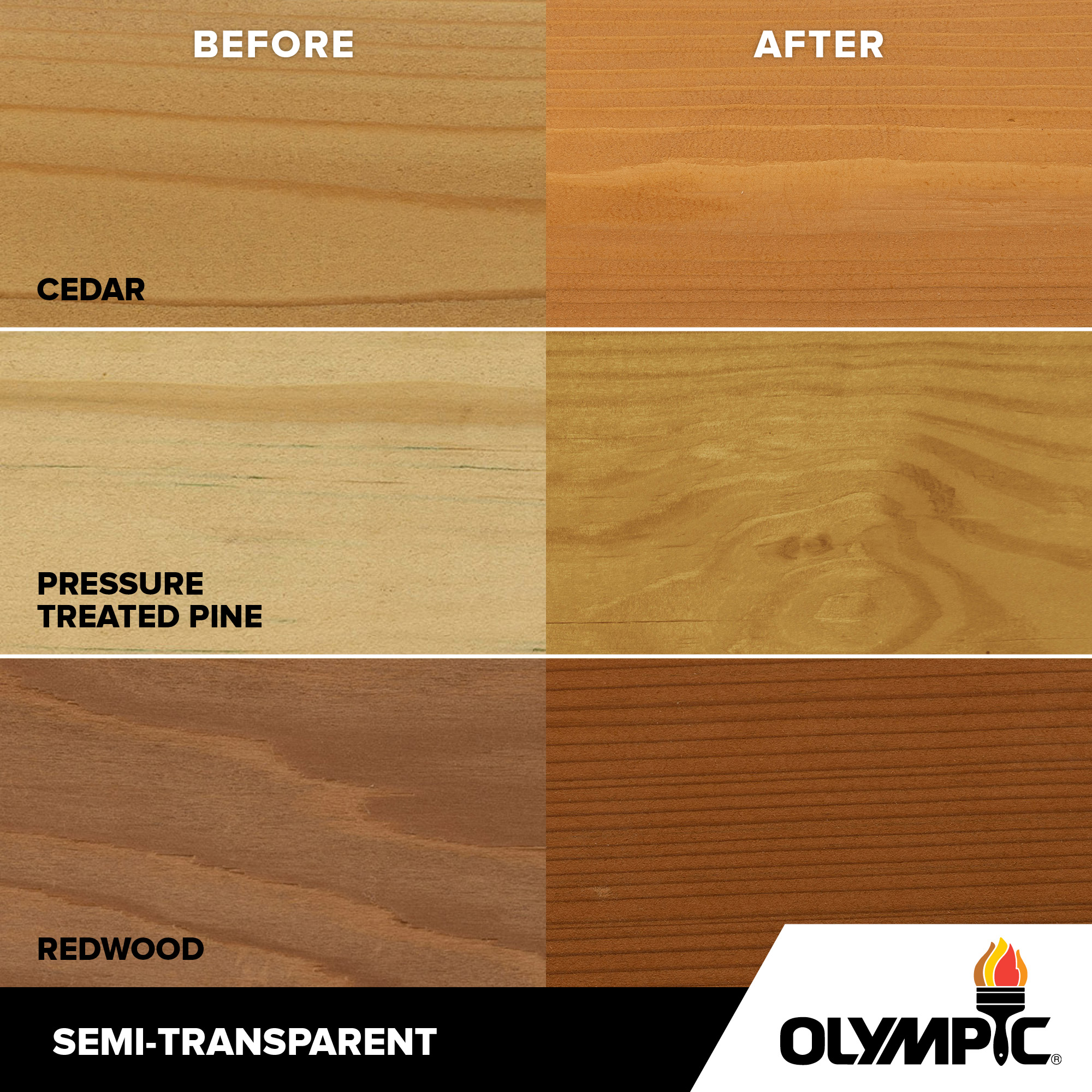 Exterior Wood Stain Colors - Maple Brown - Wood Stain Colors From Olympic.com