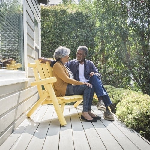 Deck Stain Colors for Yellow Houses