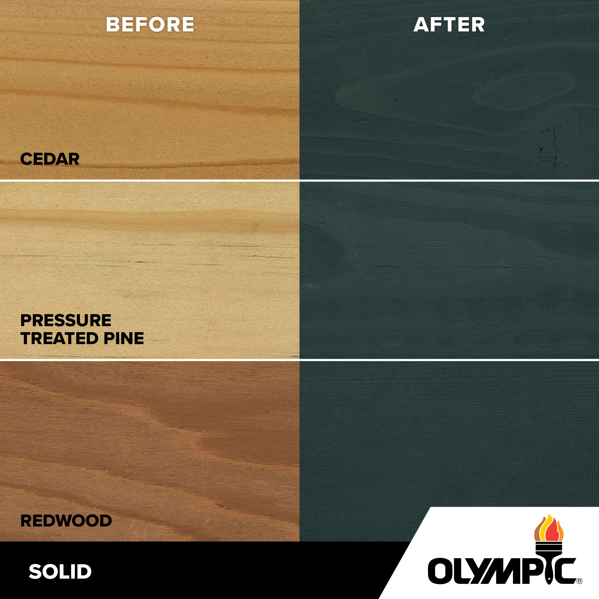 Exterior Wood Stain Colors - Midnight Blue - Wood Stain Colors From Olympic.com