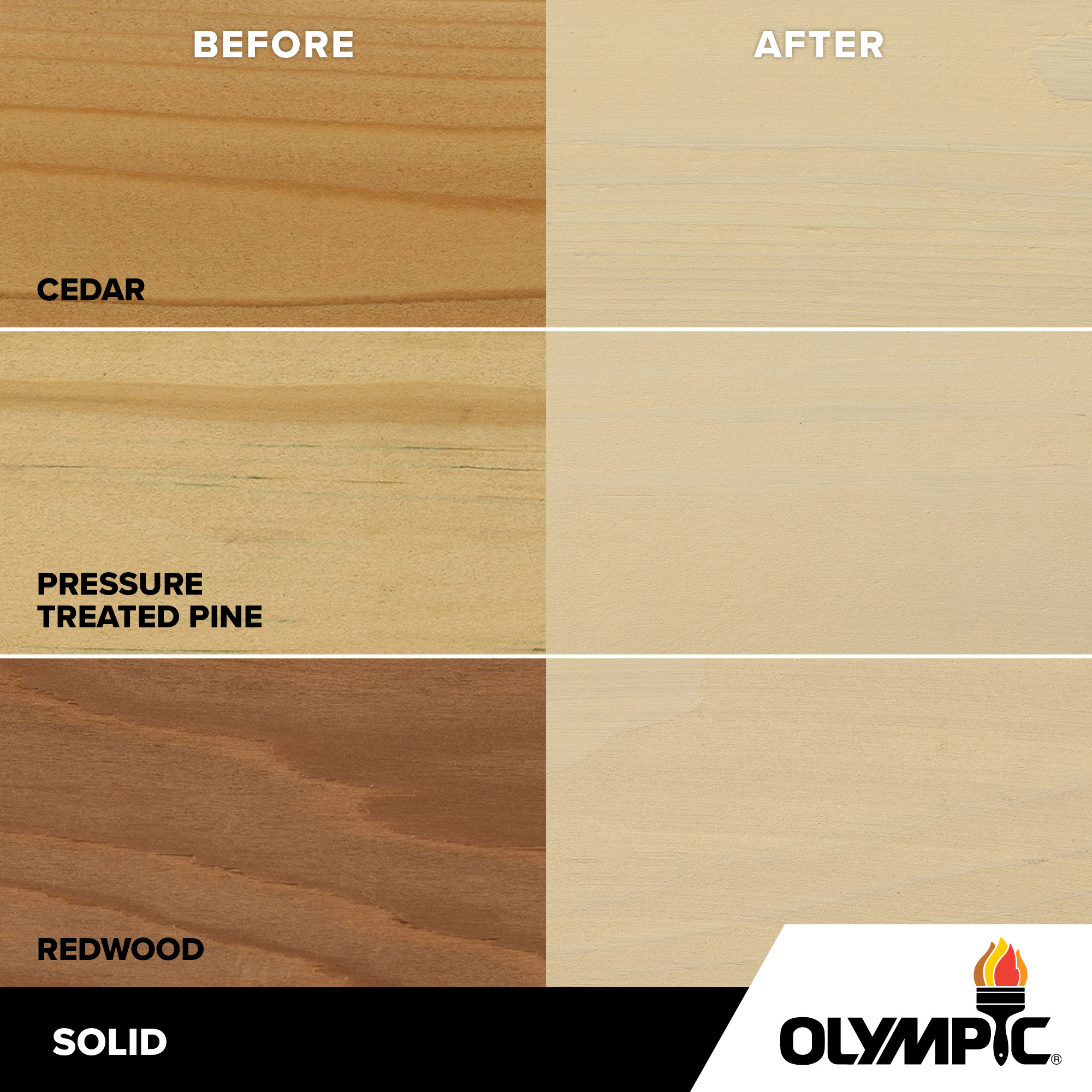 Exterior Wood Stain Colors - Sheer Natural - Wood Stain Colors From Olympic.com