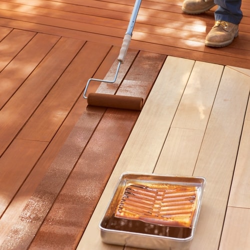 Step 3: Applying The Deck Stain Color To Your Deck