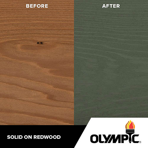 Exterior Wood Stain Colors - Ebony Gray - Wood Stain Colors From Olympic.com