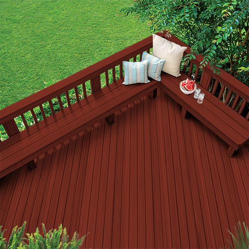 Exterior Wood Stain Colors - Sequoia Red - Wood Stain Colors From Olympic.com