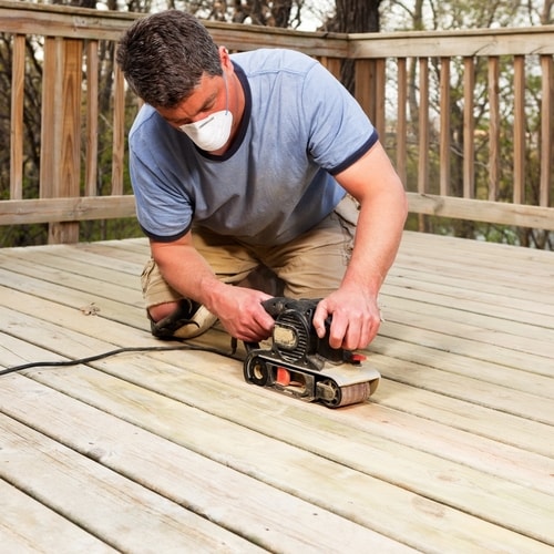 Sanding Cedar Wood