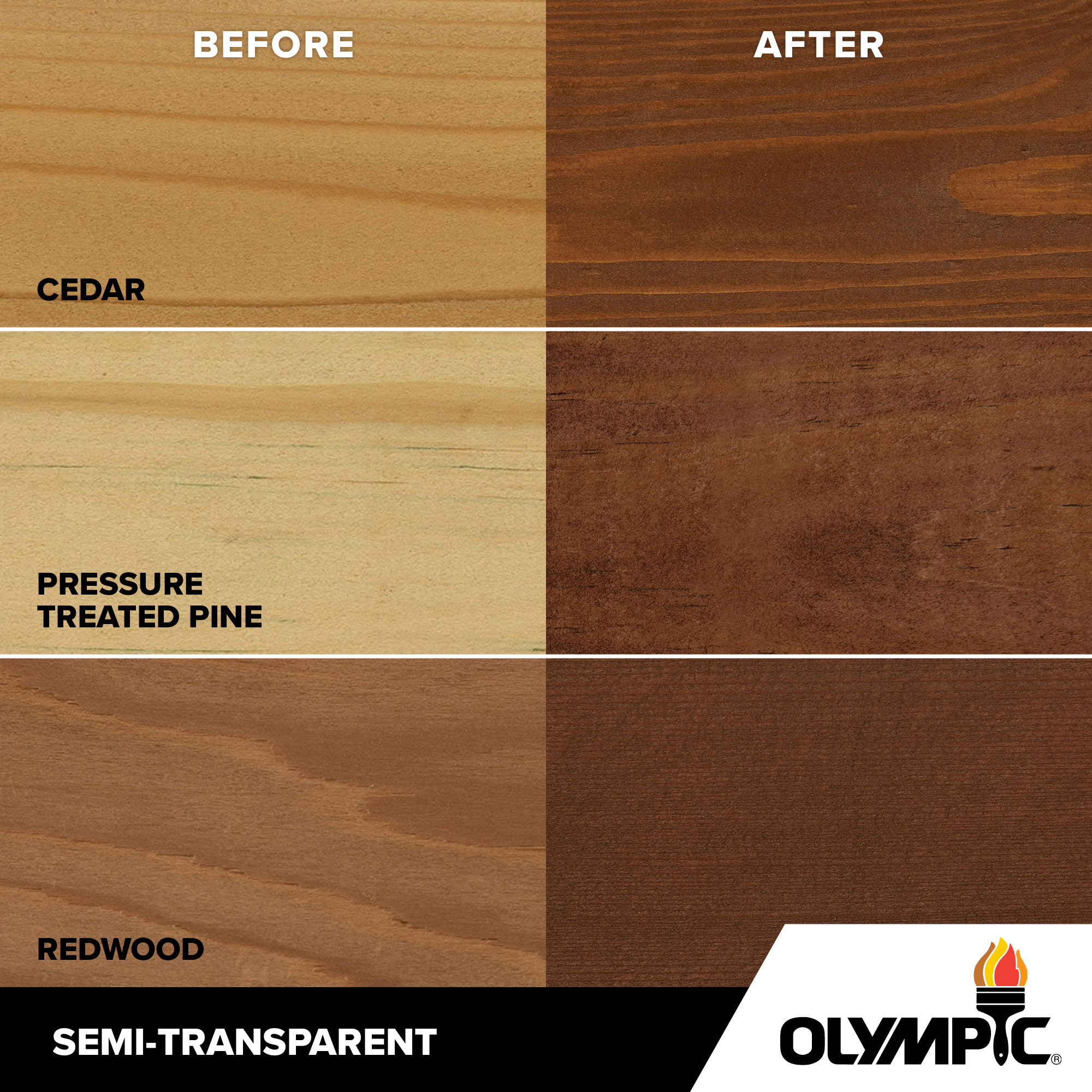 Exterior Wood Stain Colors - Dark Mahogany - Wood Stain Colors From Olympic.com