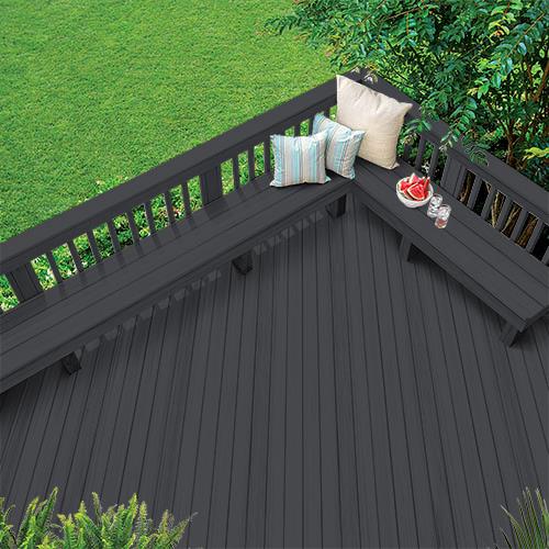 Exterior Wood Stain Colors - Mystic Black - Wood Stain Colors