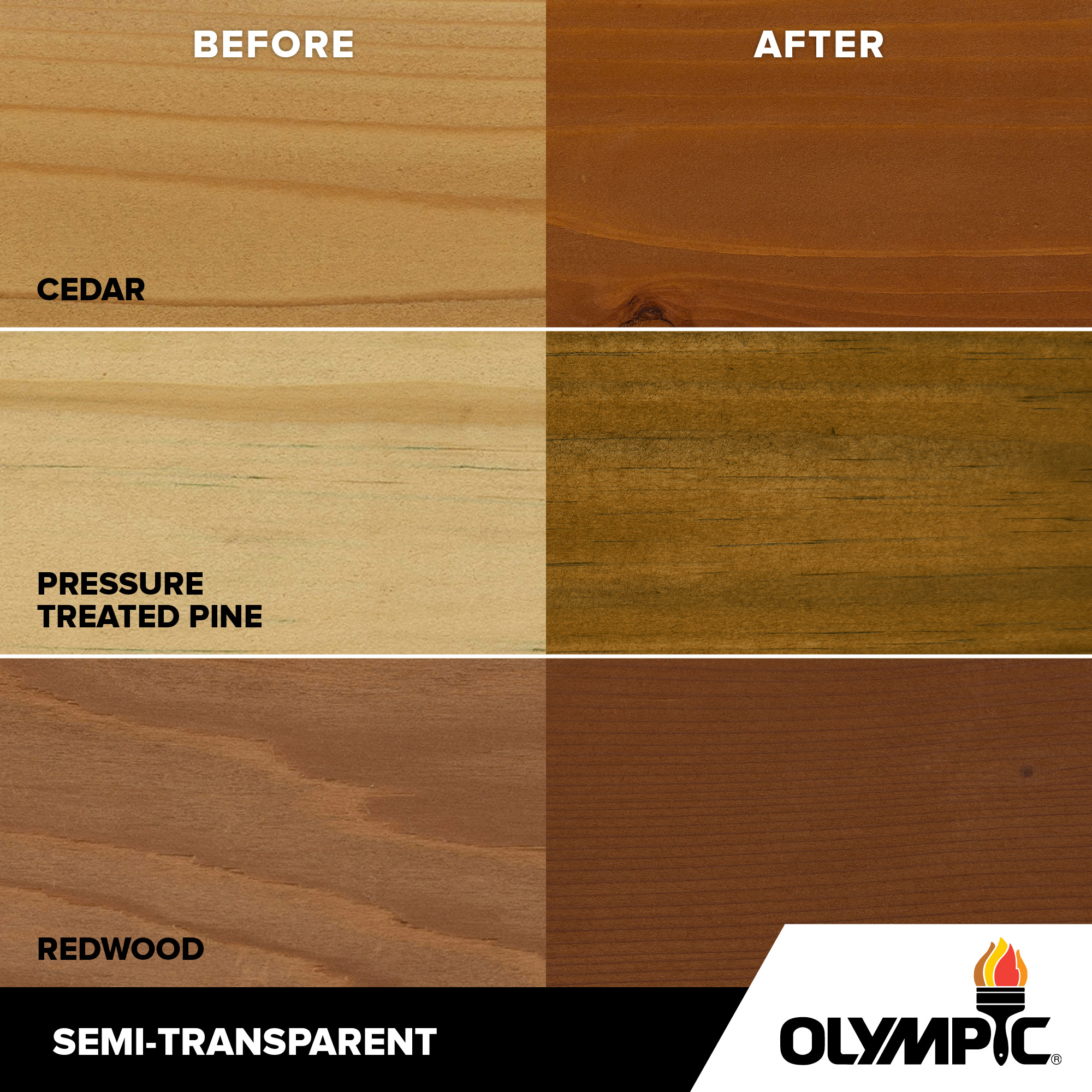 Exterior Wood Stain Colors - Atlas Cedar - Wood Stain Colors From Olympic.com