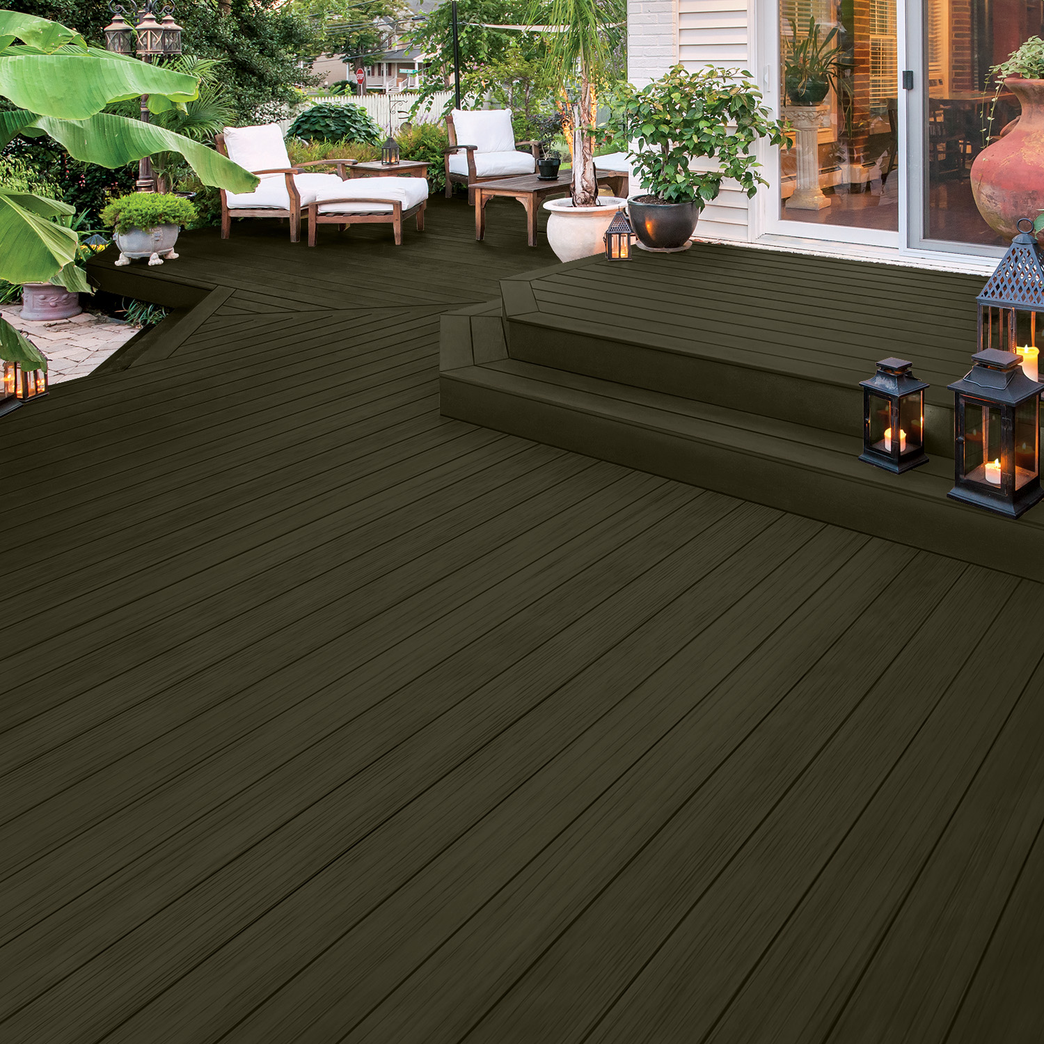 Exterior Wood Stain Colors - Licorice - Wood Stain Colors From Olympic.com