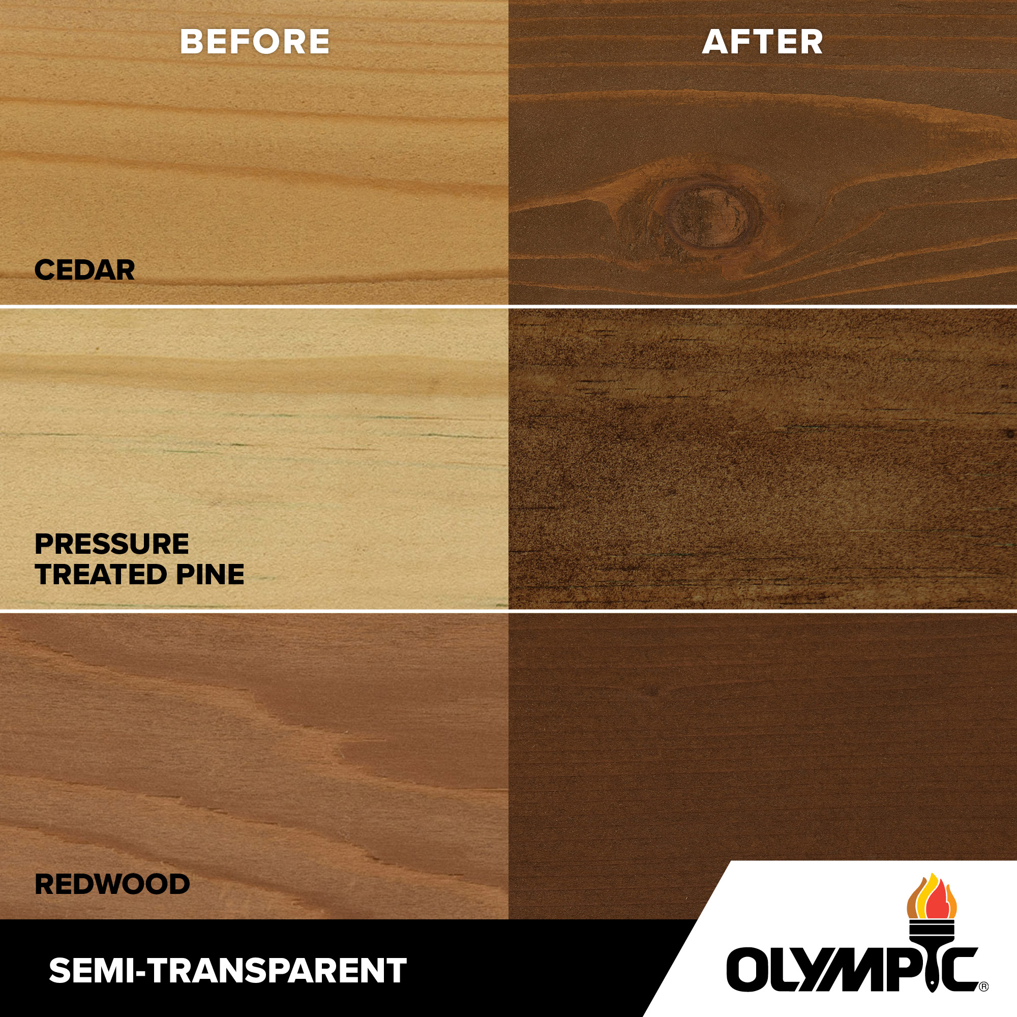 Exterior Wood Stain Colors - Dark Bark - Wood Stain Colors From Olympic.com