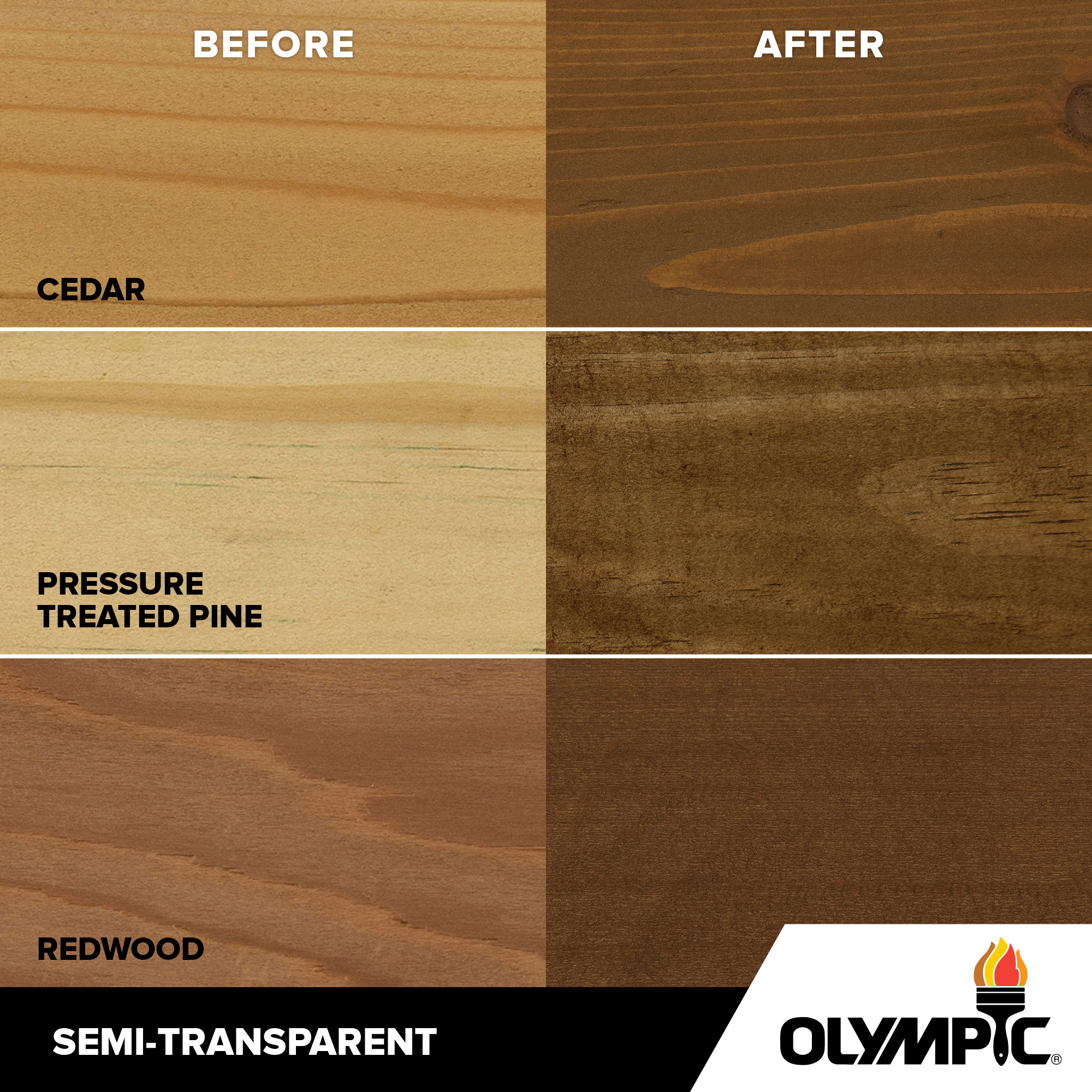 Exterior Wood Stain Colors - Tobacco - Wood Stain Colors From Olympic.com