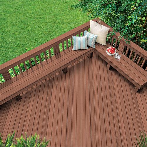 Exterior Wood Stain Colors - Dark Mahogany - Wood Stain Colors From Olympic.com