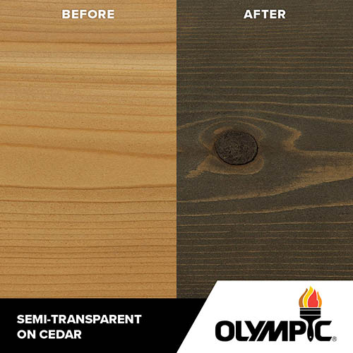 Exterior Wood Stain Colors - Cinder - Wood Stain Colors From Olympic.com