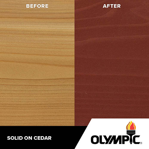 Exterior Wood Stain Colors - Winning Red - Wood Stain Colors From Olympic.com