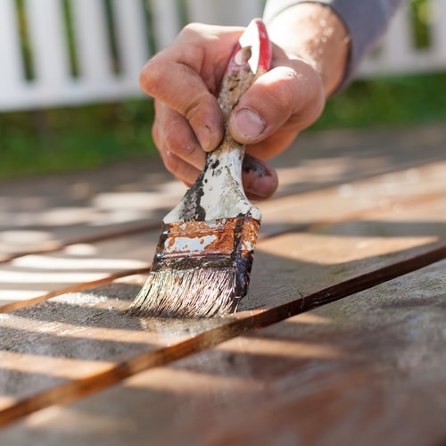 Step 4: Backbrushing The Deck