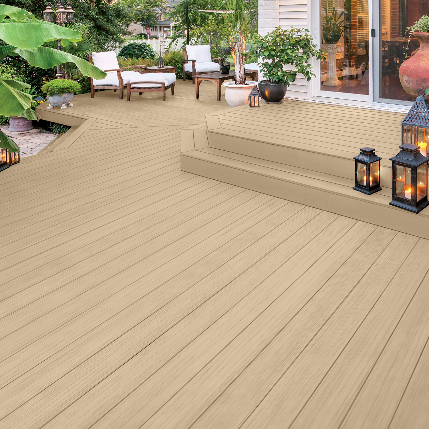 Exterior Wood Stain Colors - Pink Sand - Wood Stain Colors From Olympic.com