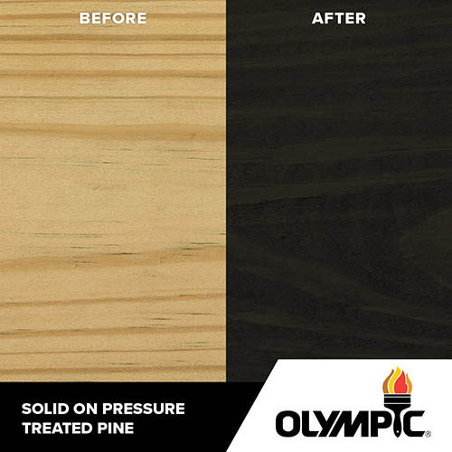 Exterior Wood Stain Colors - Mystic Black - Wood Stain Colors From Olympic.com