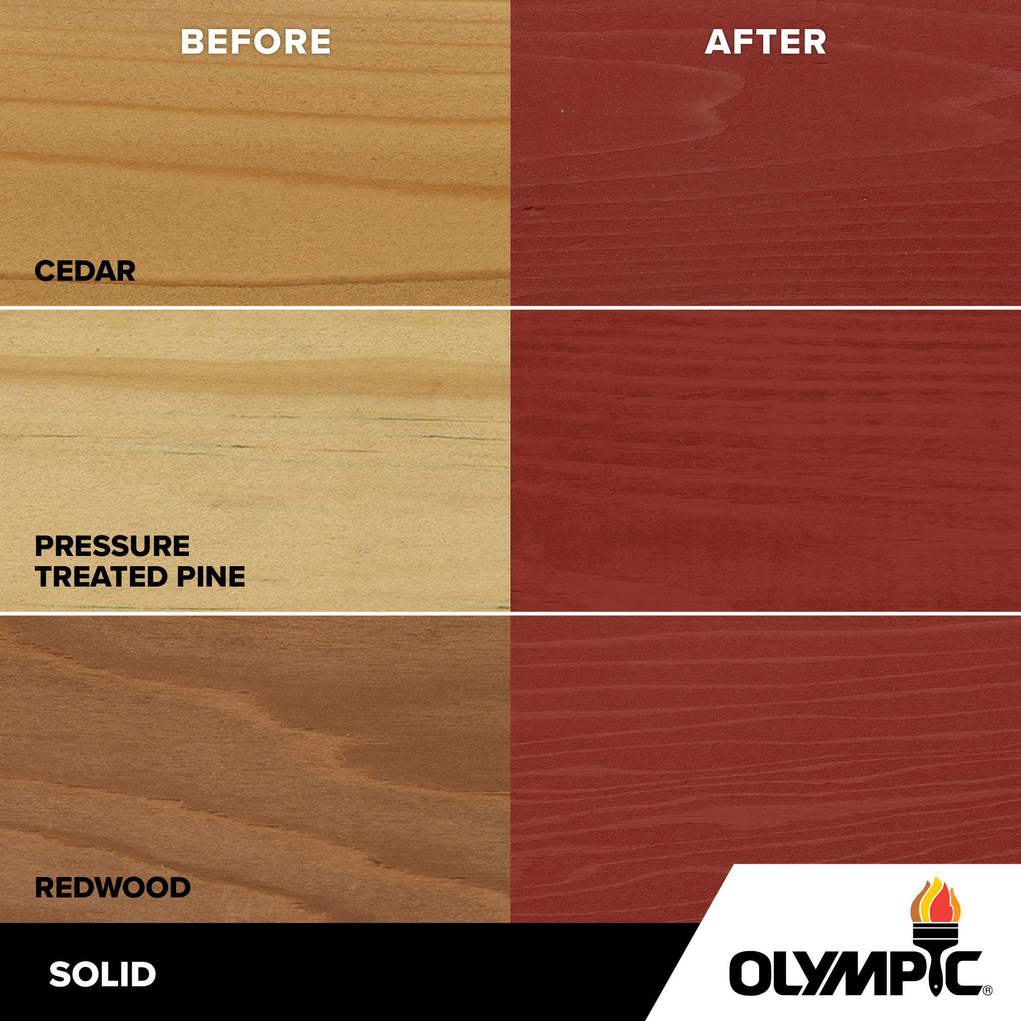 Exterior Wood Stain Colors - Copper Henna - Wood Stain Colors From Olympic.com