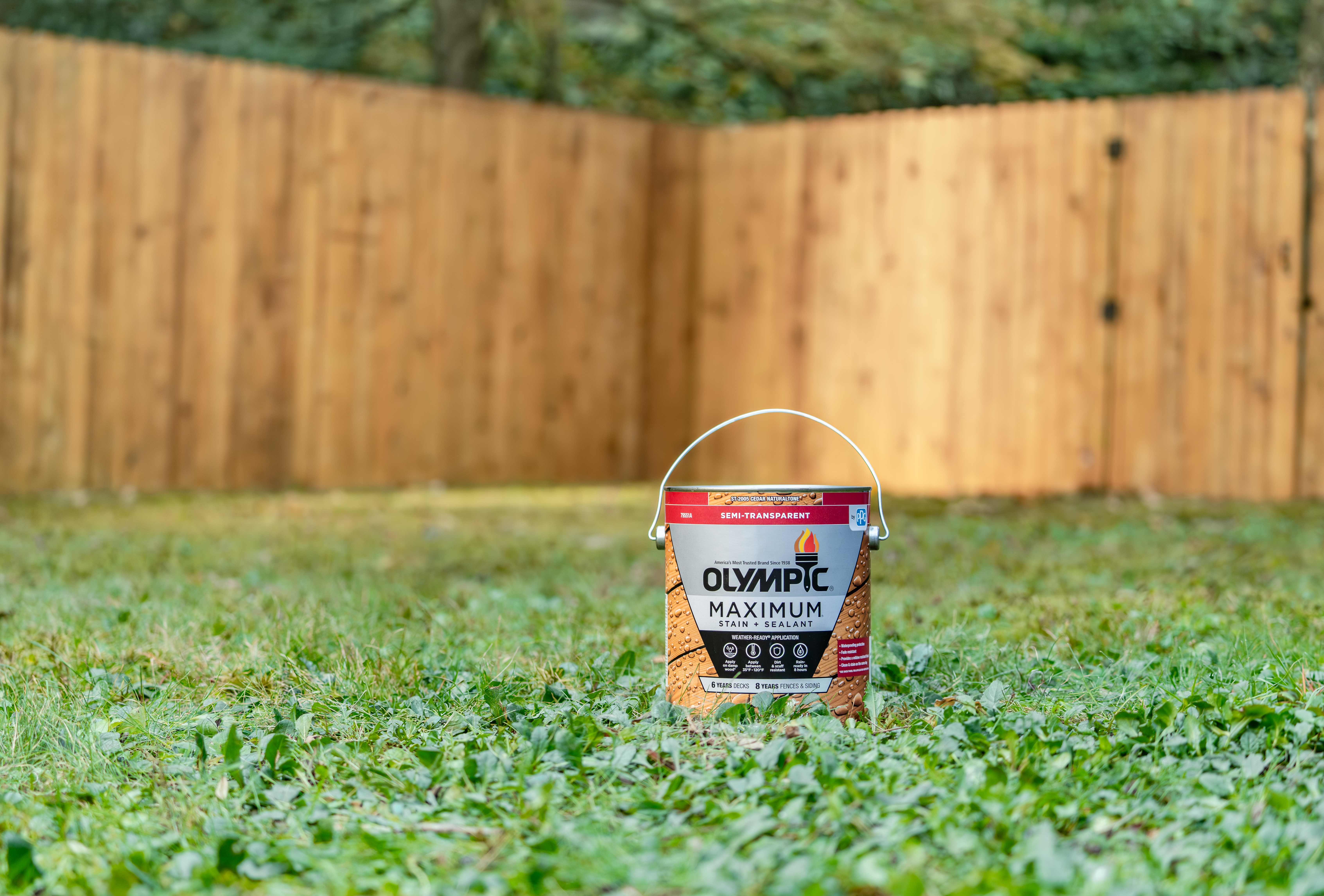 Exterior Stain in Storage