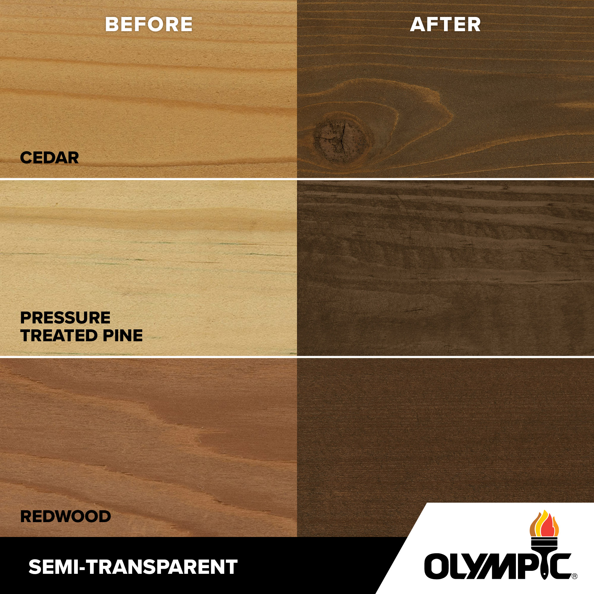 Exterior Wood Stain Colors - Espresso - Wood Stain Colors From Olympic.com