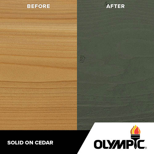 Exterior Wood Stain Colors - Ebony Gray - Wood Stain Colors From Olympic.com