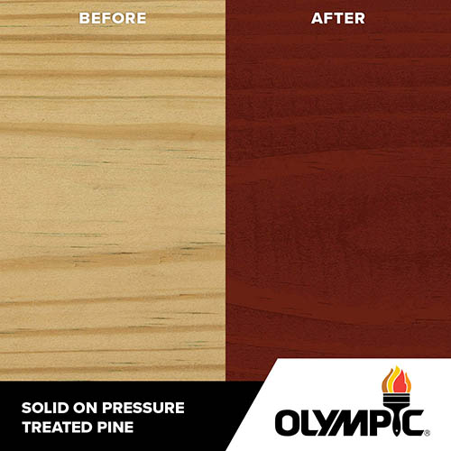 Exterior Wood Stain Colors - Spiced Red - Wood Stain Colors From Olympic.com