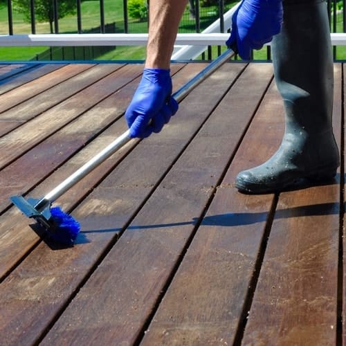 Step 2: Clean Your Deck Before Applying A Deck Stain Color