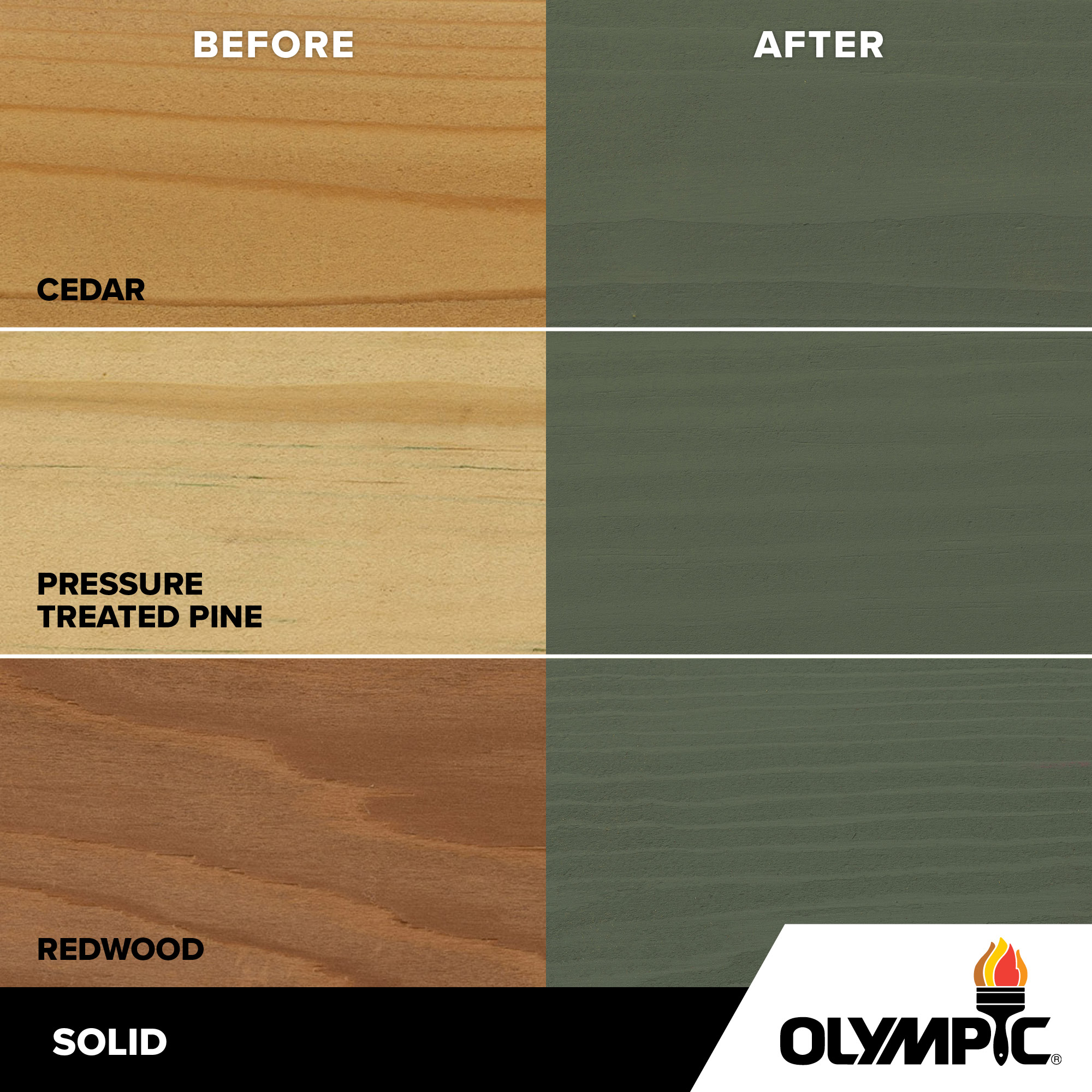 Exterior Wood Stain Colors - Cool Breeze - Wood Stain Colors From Olympic.com