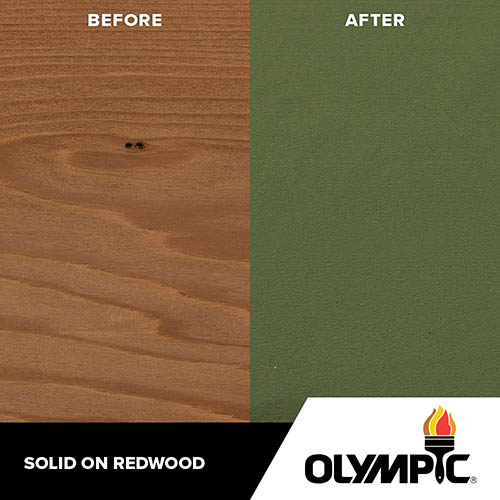 Exterior Wood Stain Colors - Woodland Green - Wood Stain Colors From Olympic.com