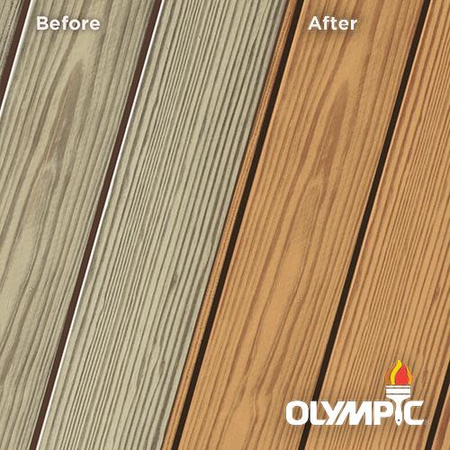 Olympic WaterGuard Exterior Wood Stain & Sealer, Transparent