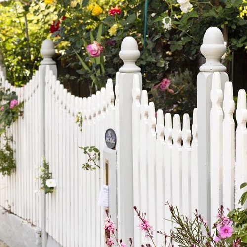 Allow the Stained Wood Fence to Rest