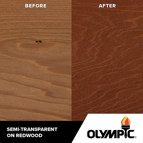 Exterior Wood Stain Colors - Redwood - Wood Stain Colors From Olympic.com