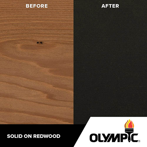 Exterior Wood Stain Colors - Mystic Black - Wood Stain Colors From Olympic.com