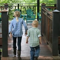 Q: How long after staining deck can you walk on it?