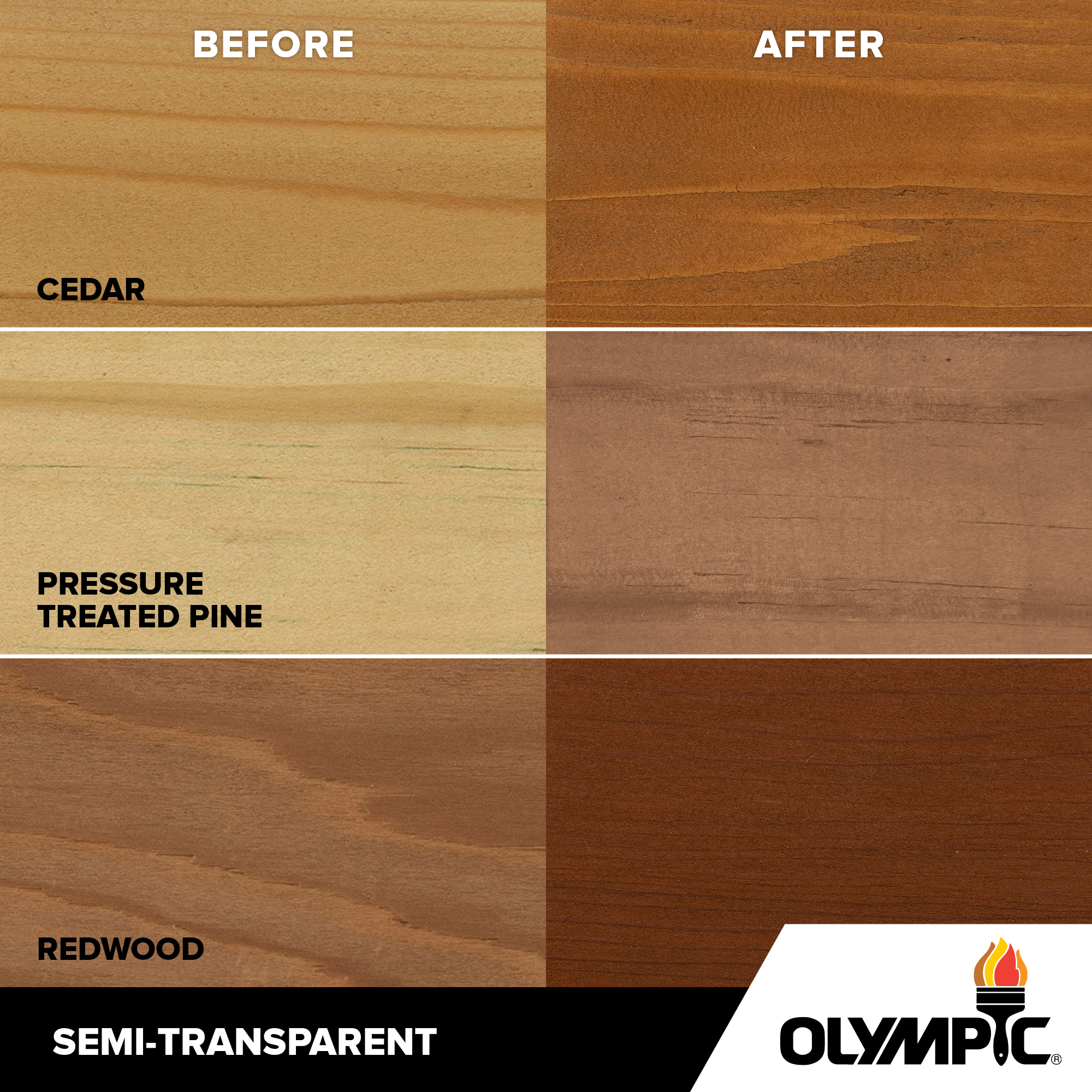 Exterior Wood Stain Colors - Acorn Brown - Wood Stain Colors From Olympic.com